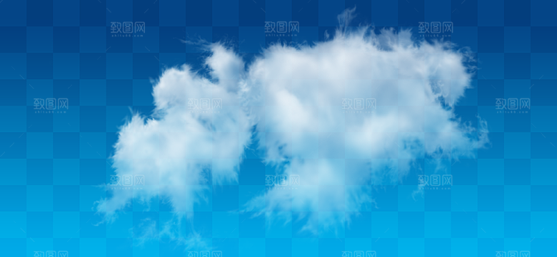 高清天空云朵素材合成海报
