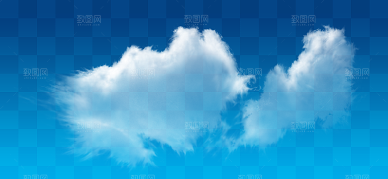 高清天空云朵素材合成海报
