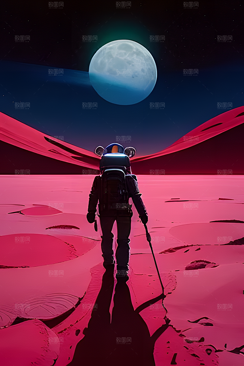 太空漫画创意图片素材