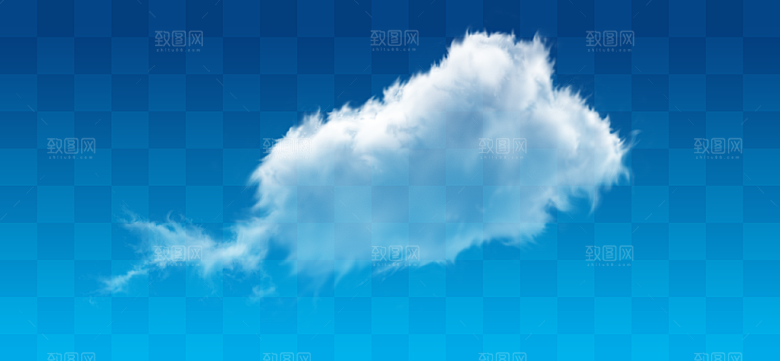 高清天空云朵素材合成海报