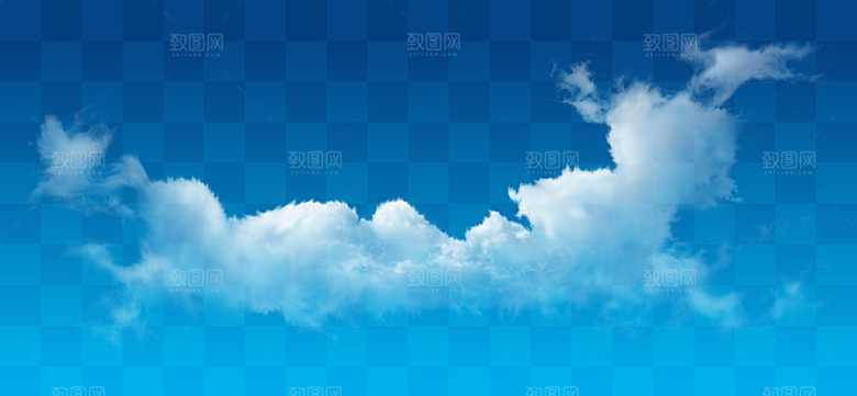 高清天空云朵素材合成海报