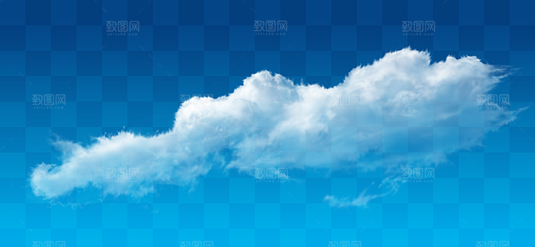高清天空云朵素材合成海报