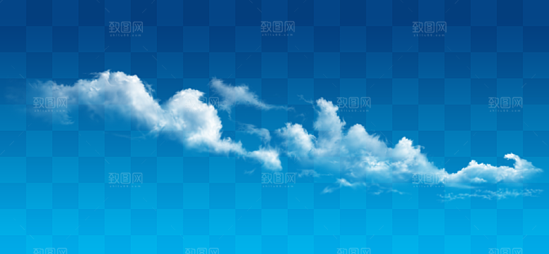 高清天空云朵素材合成海报