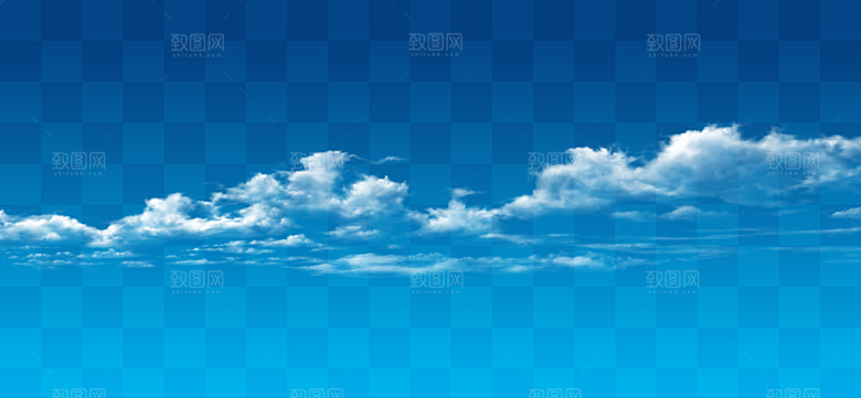 高清天空云朵素材合成海报