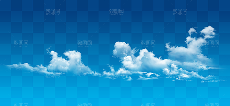 高清天空云朵素材合成海报