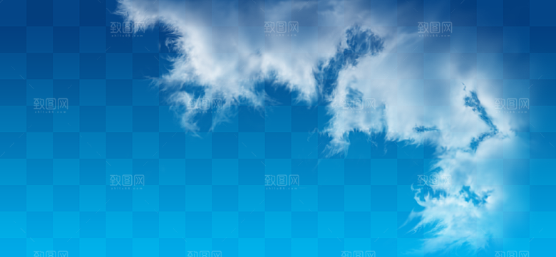 高清天空云朵素材合成海报