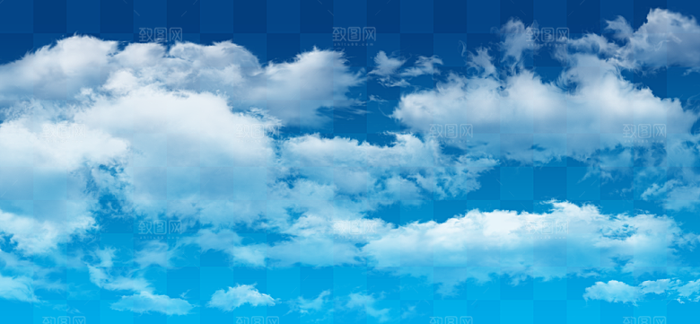 高清天空云朵素材合成海报