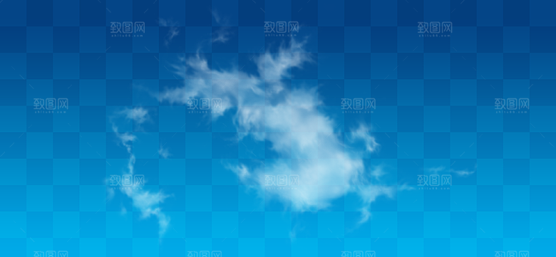 高清天空云朵素材合成海报