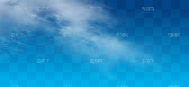 高清天空云朵素材合成海报