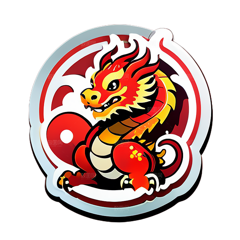 小龙贴画的历史渊源与传统意义