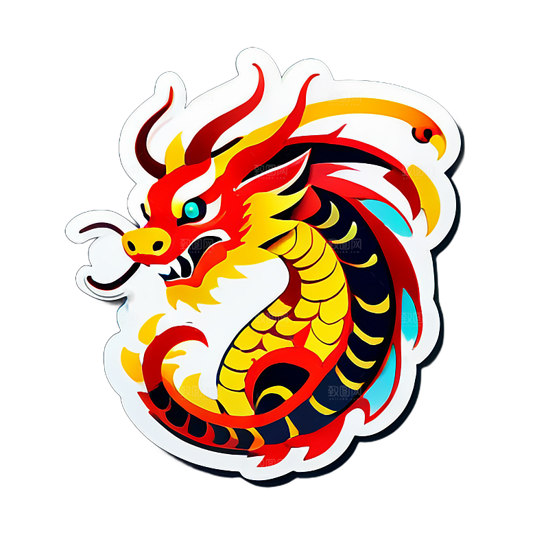 小龙贴画的历史渊源与传统意义