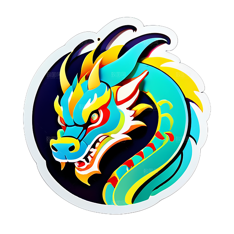 小龙贴画的历史渊源与传统意义