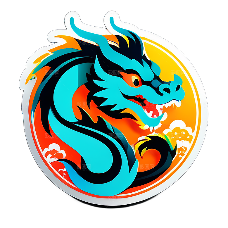 小龙贴画的历史渊源与传统意义