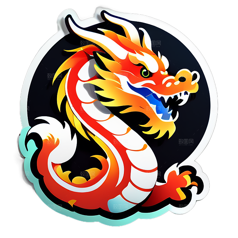 小龙贴画的历史渊源与传统意义