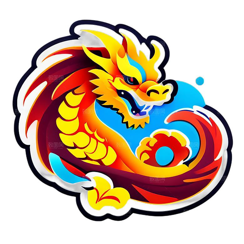 小龙贴画的装饰效果展示