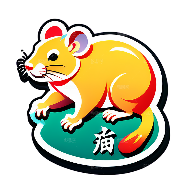 老鼠贴画的珍贵收藏