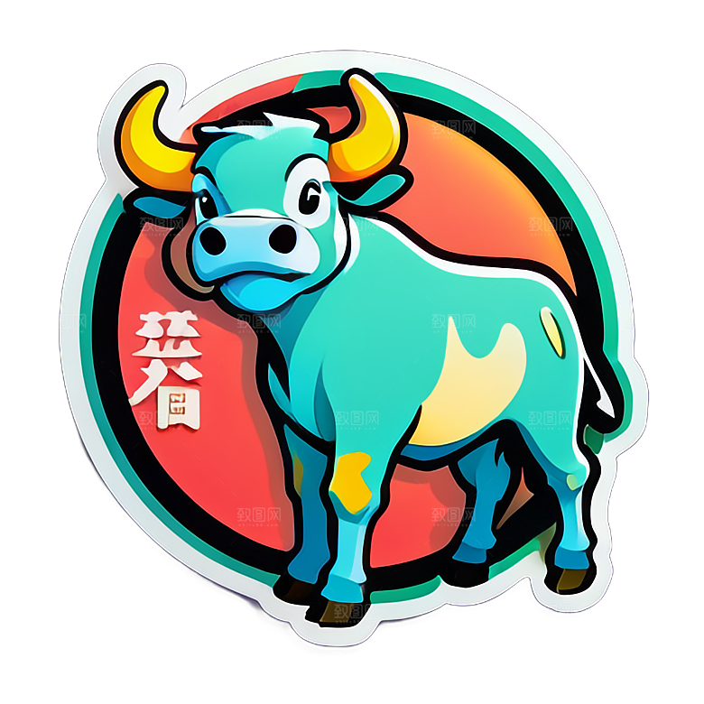 小牛贴画的装饰效果展示