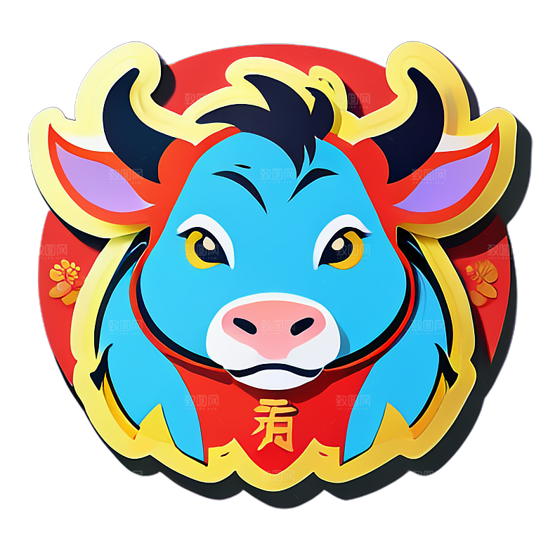 小牛贴画的珍贵收藏