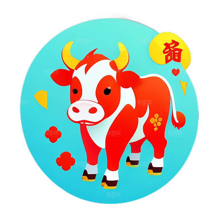 小牛贴画的珍贵收藏