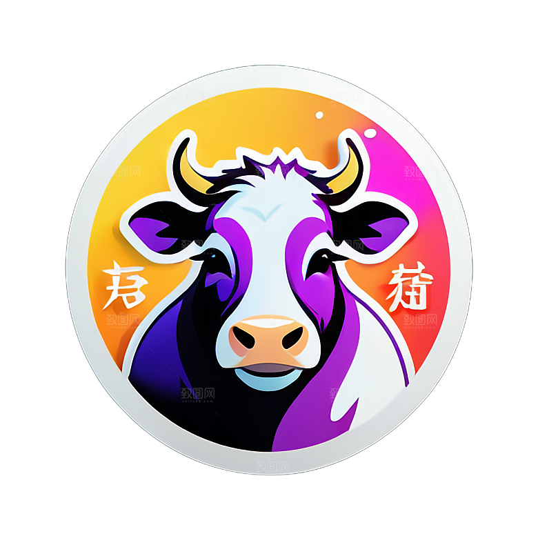 小牛贴画的创作灵感与表现方式