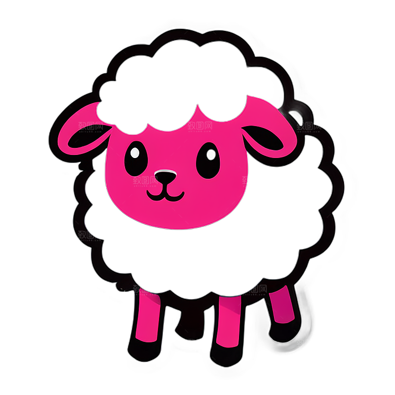 小羊贴画的创作灵感与表现方式