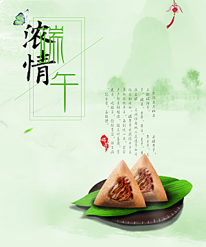 中国传统节日端午节礼品手提袋设计包装