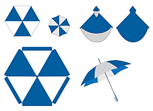 广告伞雨衣VI模板