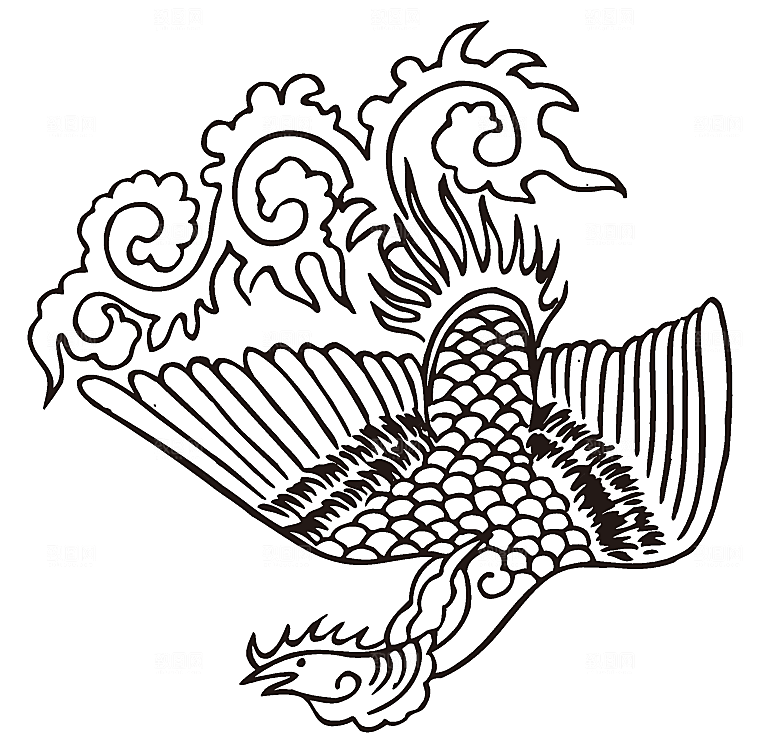 矢量中国凤舞素材