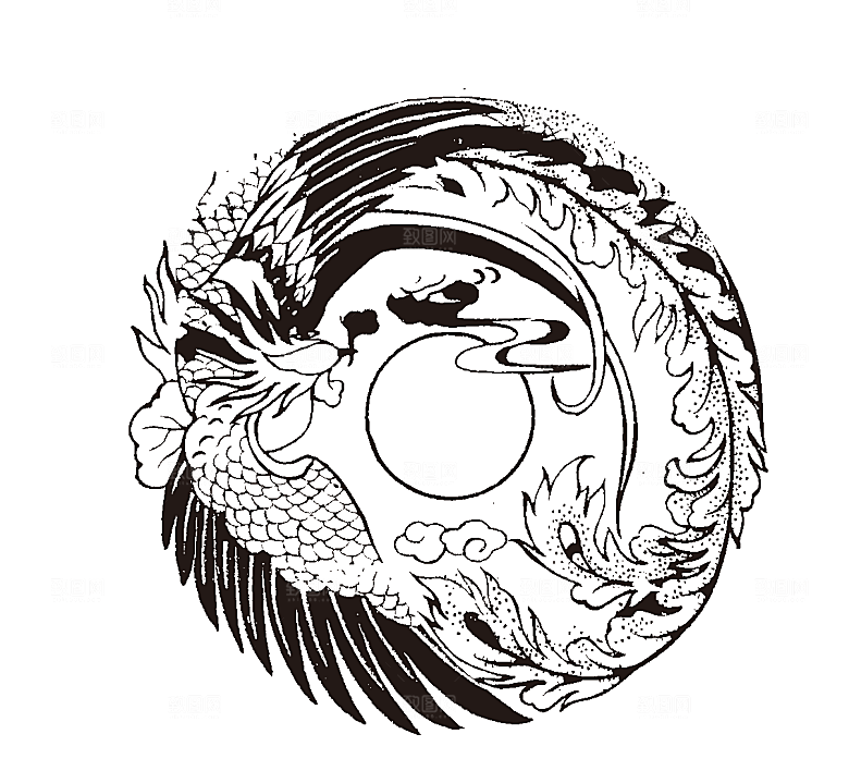 矢量中国凤舞素材