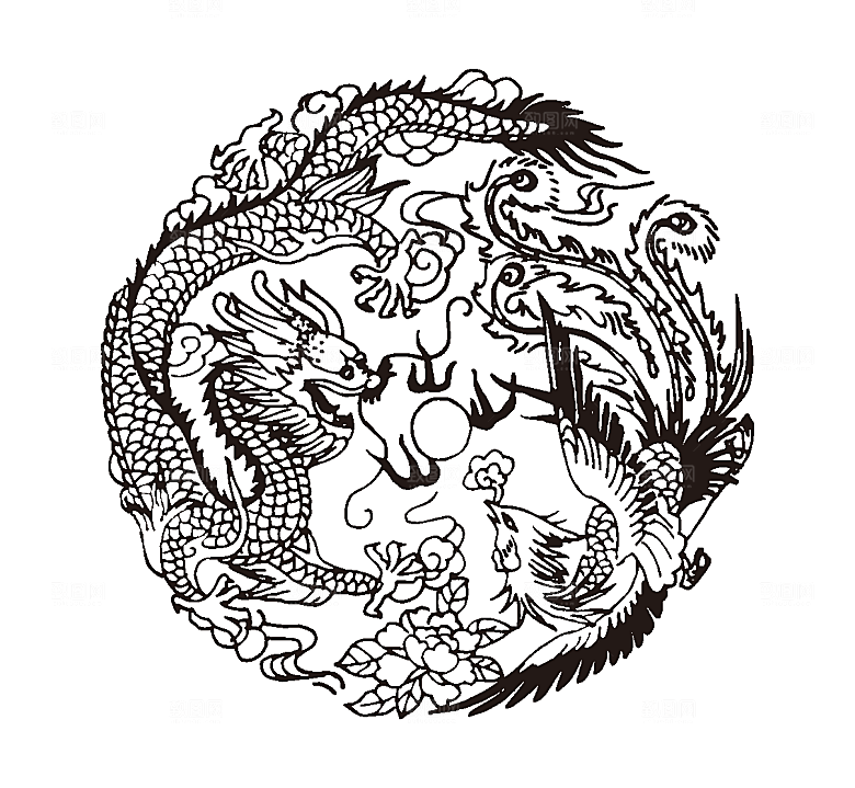 矢量中国凤舞素材