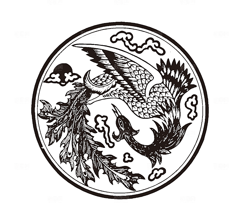 矢量中国凤舞素材