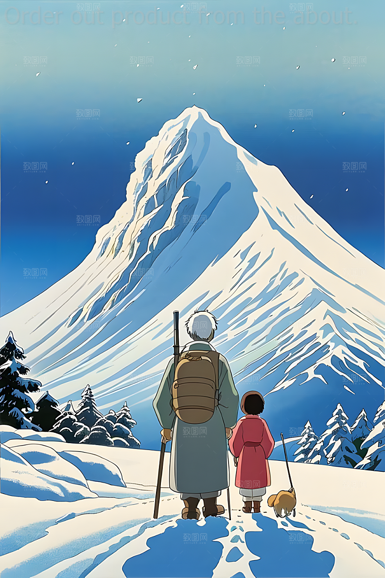 日漫风格海报漫画