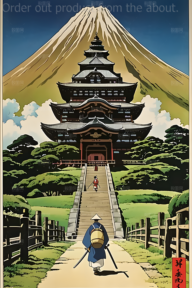 日漫风格海报漫画素材