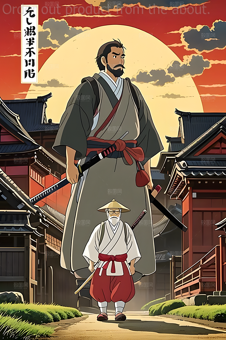 日漫风格海报漫画
