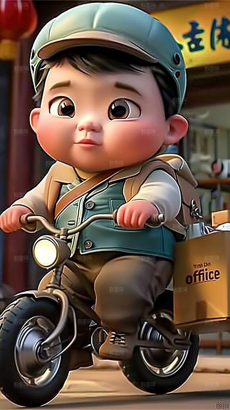 表情3D搞怪姿势摄影卡通动作儿童职业萌娃