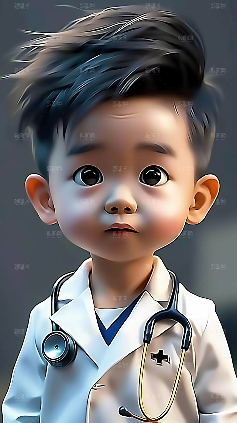 表情3D可爱搞怪萌娃儿童男孩皮克斯动作三