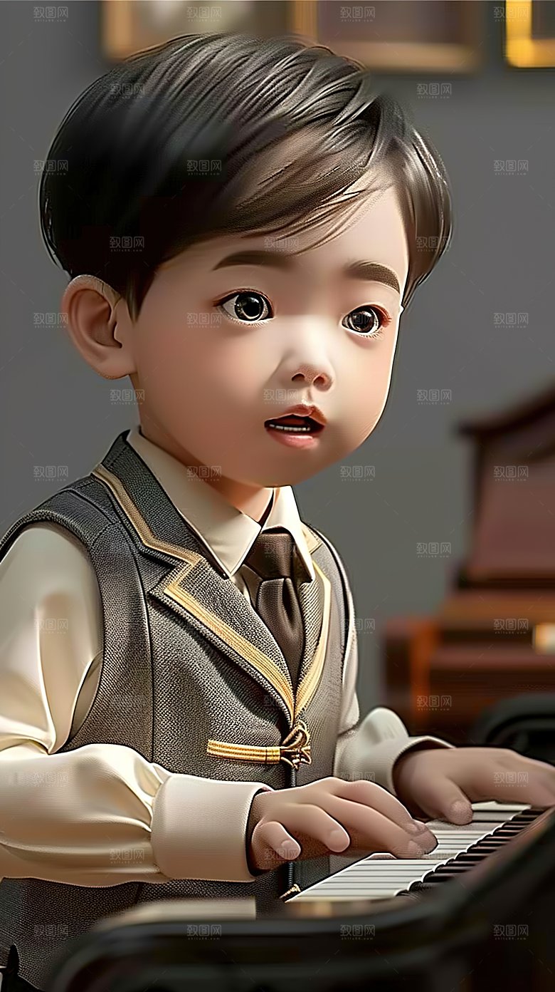 表情表情男孩萌娃儿童动作搞怪