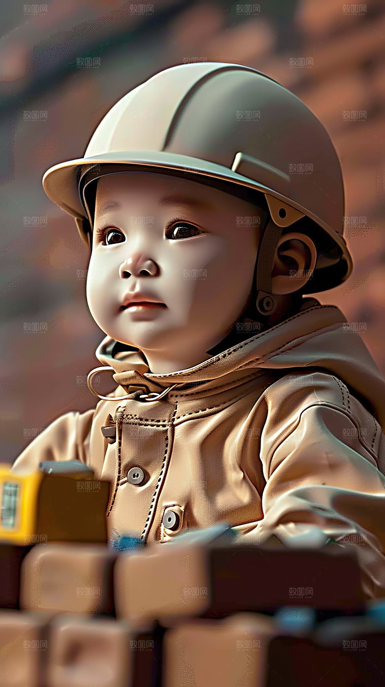 表情儿童摄影动作3D姿势萌娃职业搞怪卡通