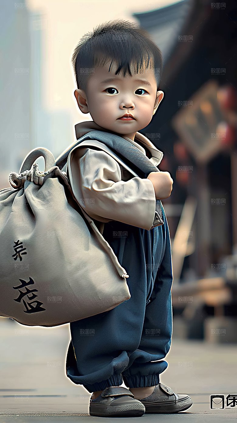 表情男孩搞怪萌娃动作儿童表情
