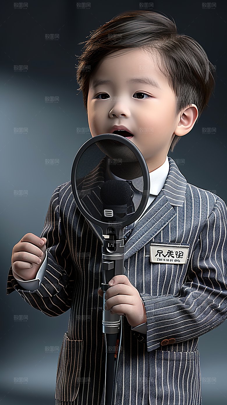 表情三维皮克斯儿童3D动作搞怪可爱男孩萌