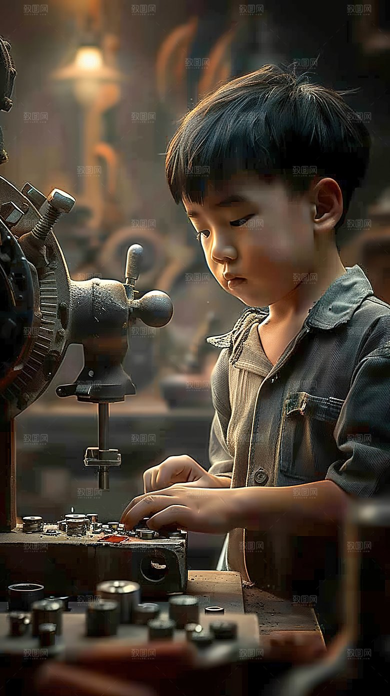 表情职业儿童卡通姿势萌娃搞怪动作3D