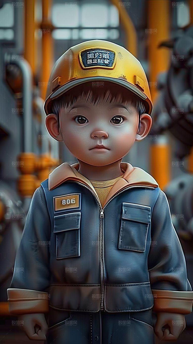 动作表情皮克斯立体三维可爱儿童搞怪男孩萌