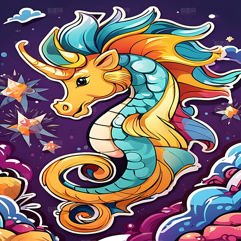 动物涂鸦艺术图片