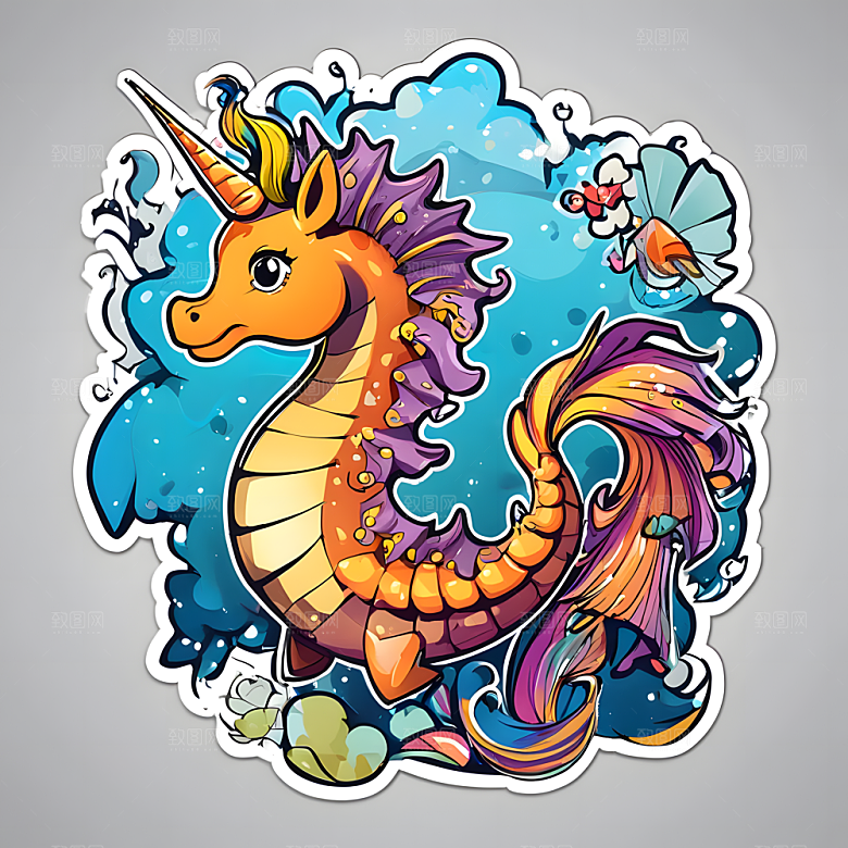 动物涂鸦艺术图片