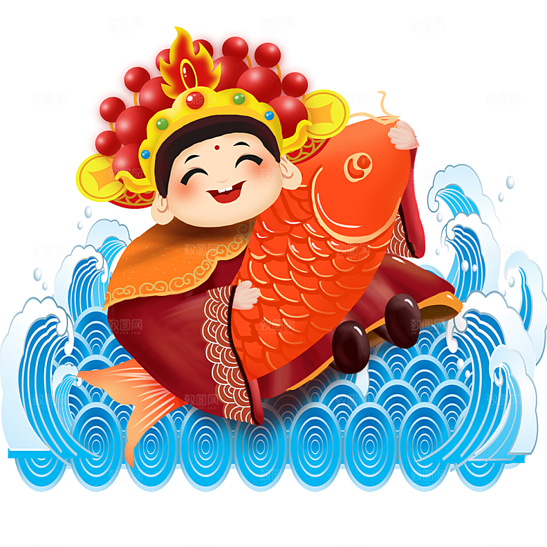 免抠卡通新年元素