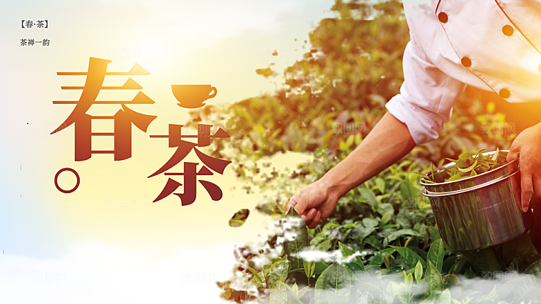 春茶上新宣传海报
