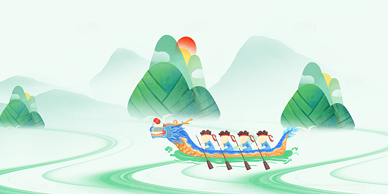 端午节节日创意背景