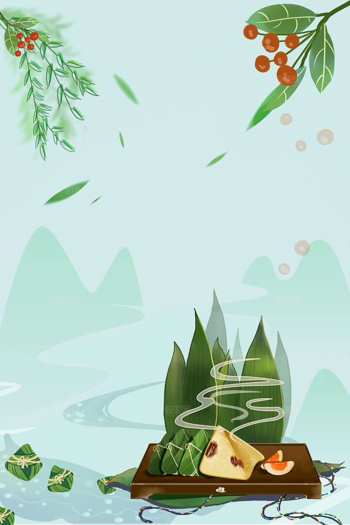 端午节节日创意背景