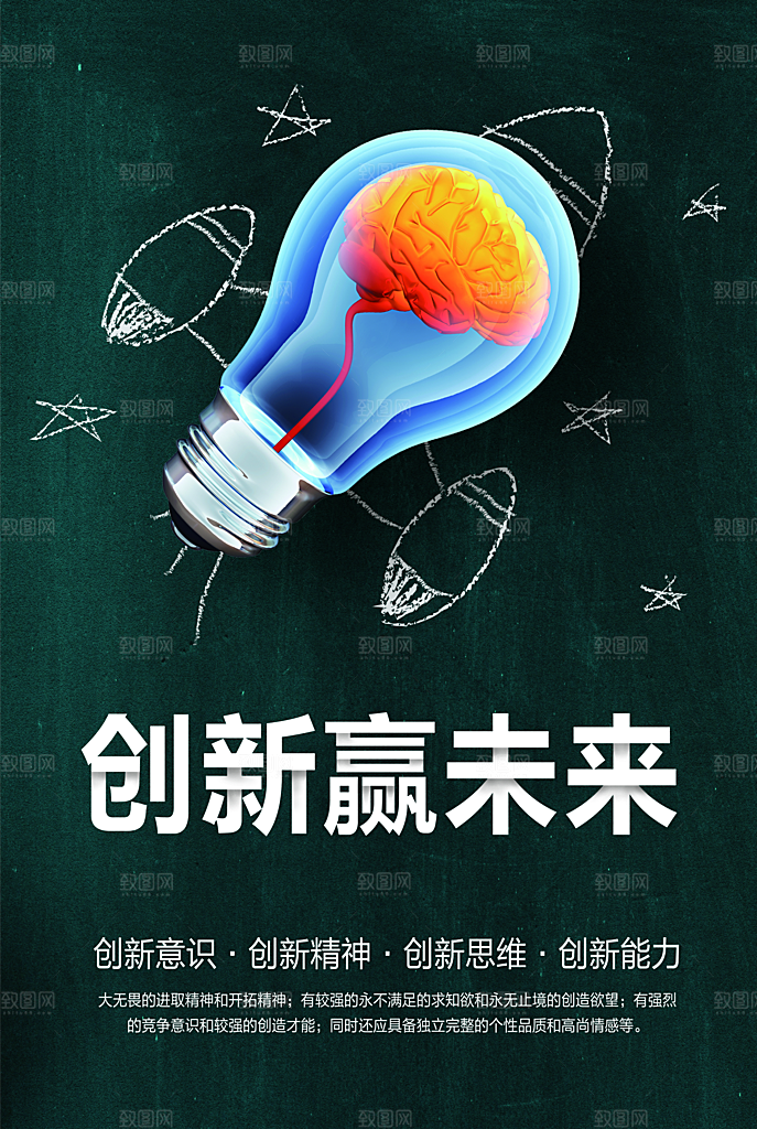 创新赢未来宣传海报