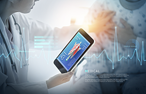 未来智能科技医学医疗生物宣传展板